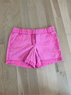J. Crew Bright Pink Cotton Chino Shorts